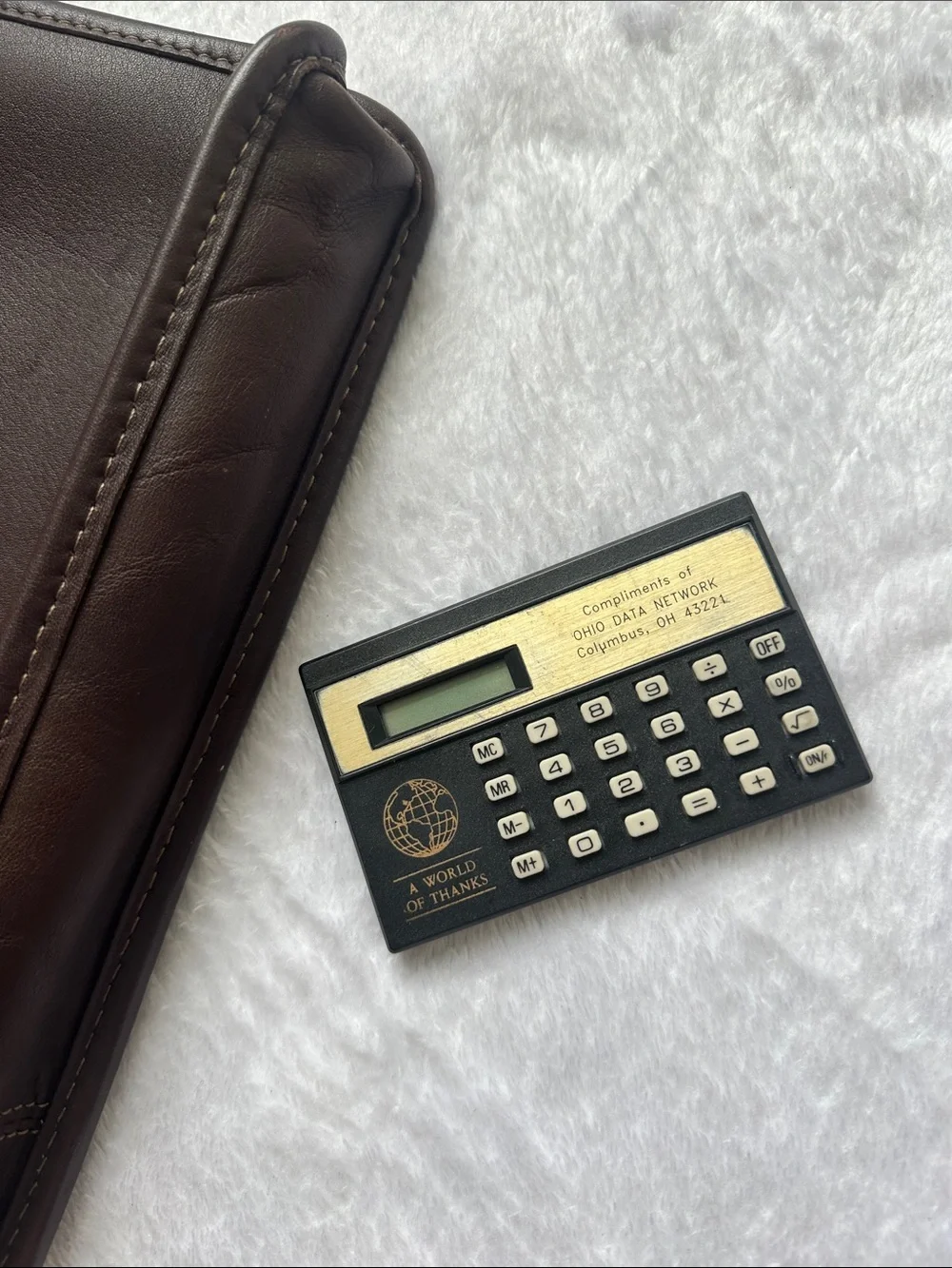 Vintage Jack Georges University Underarm Portfolio Zip Bag Brown Leather Career